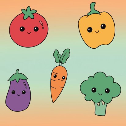 Sac réutilisable : Veggies