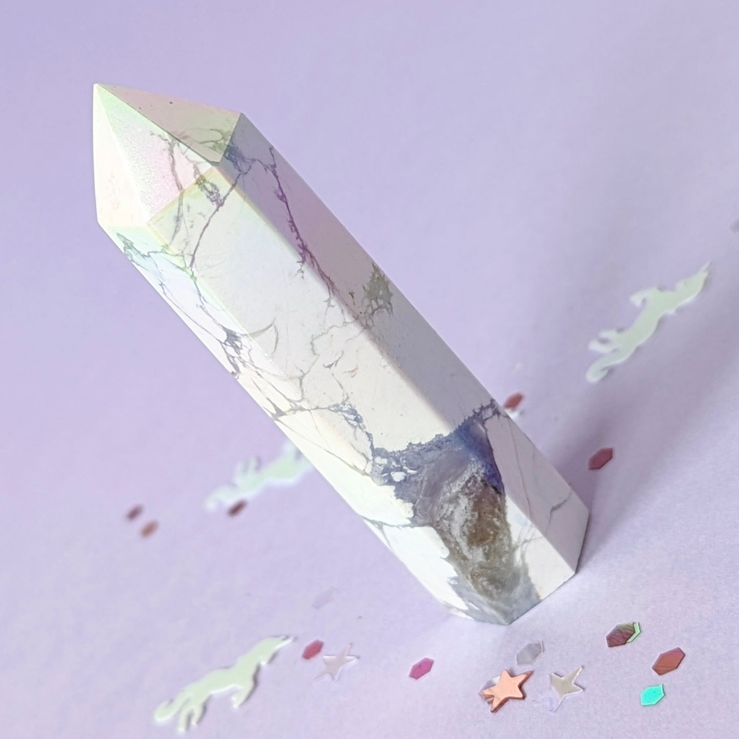 Cristaux : Aura Howlite