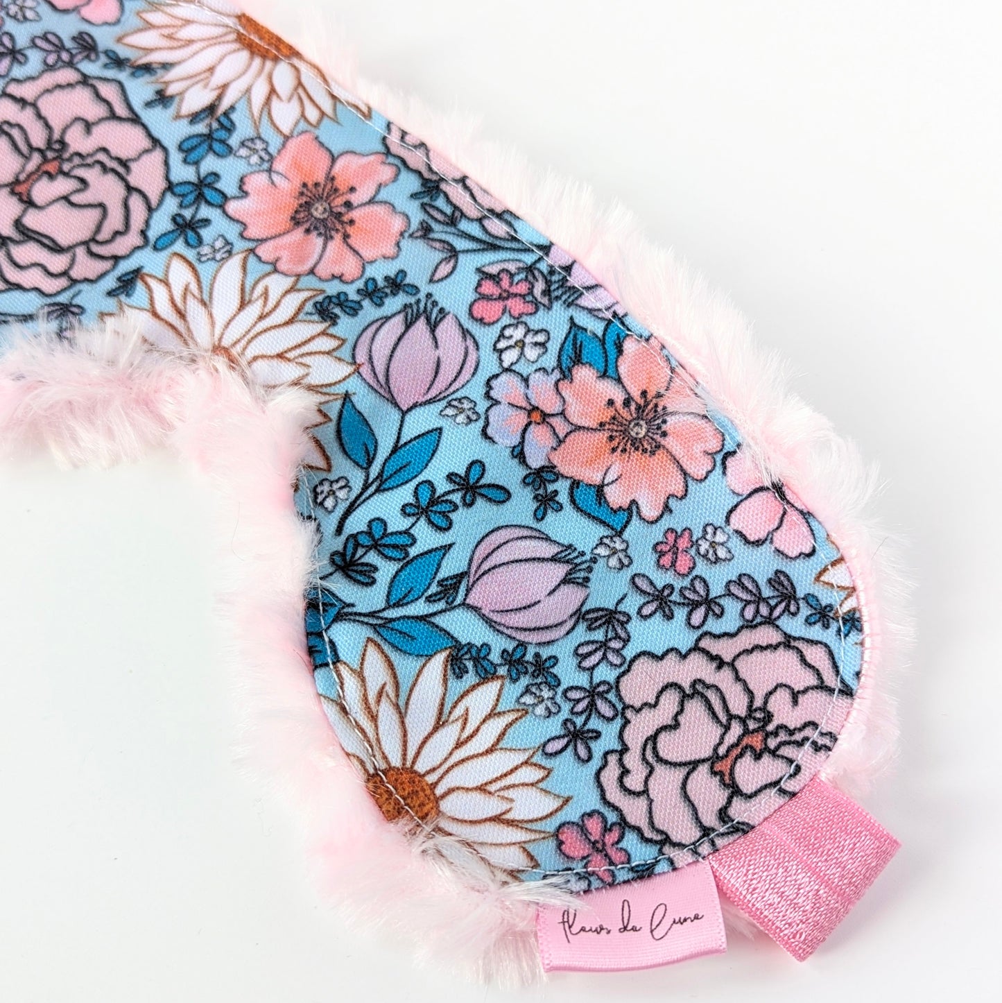 Masque de lune : Blue Flowers