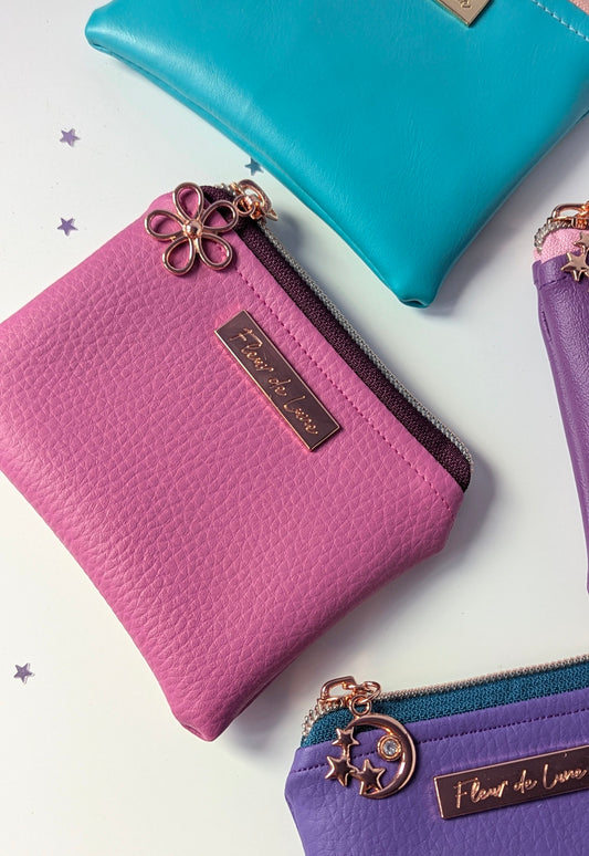 Porte-monnaie : Fucshia flowers