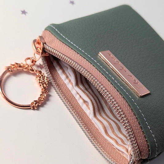 Porte-monnaie : Sauge Rose gold