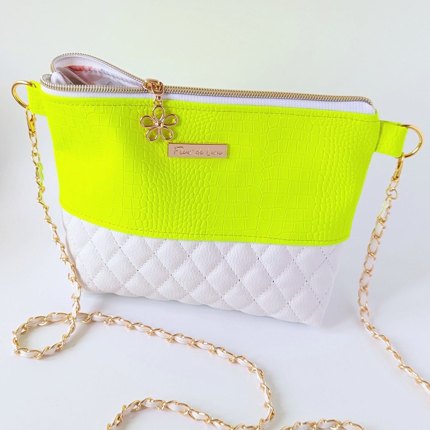 Sac à main Glam : Yellow Fluo