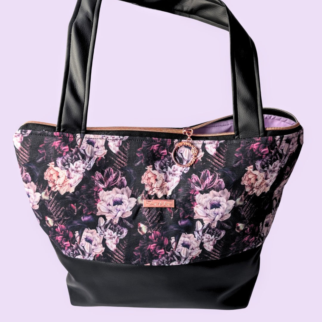 Sac de voyage : Fleurs sauvages