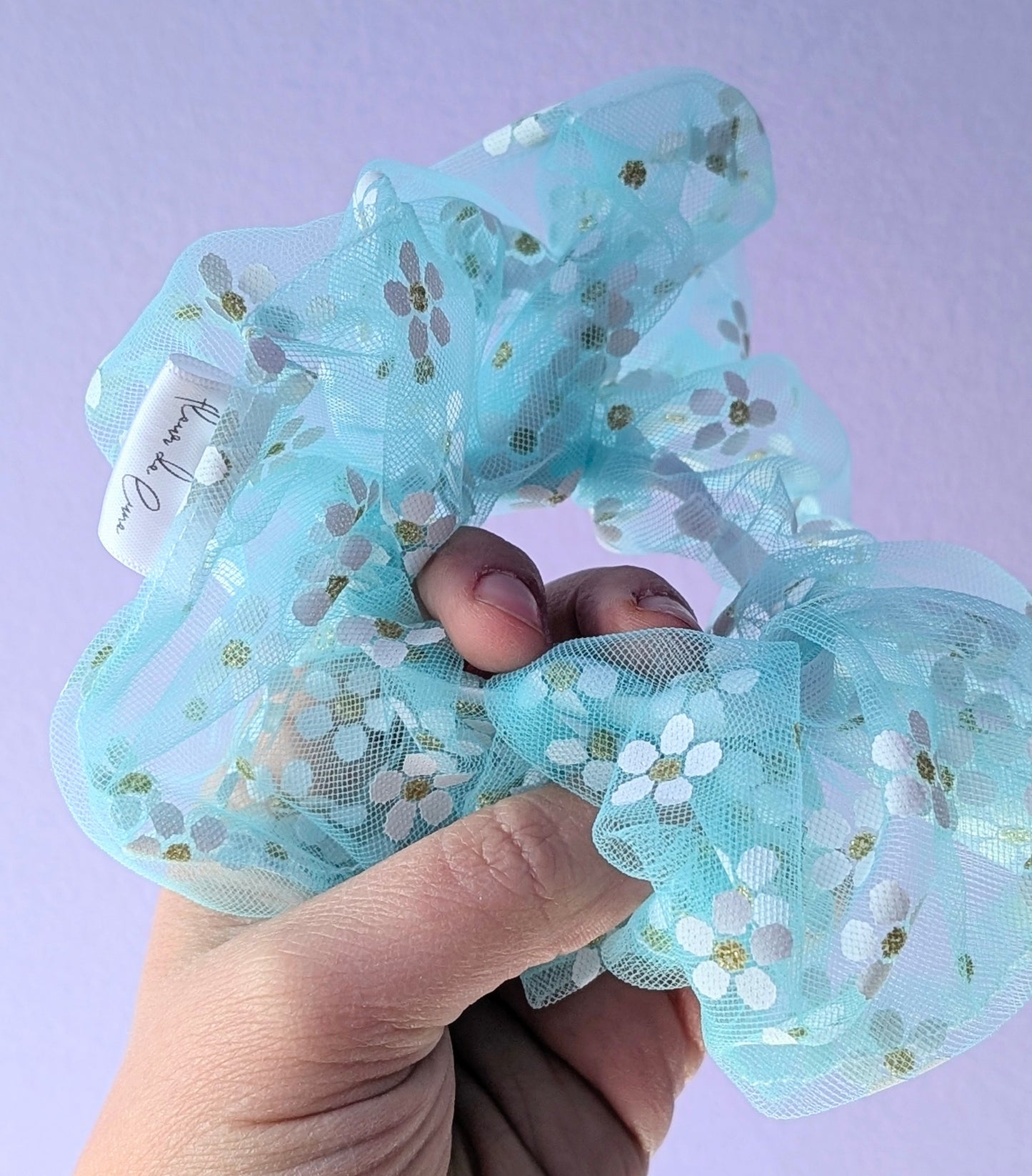 Chouchou : Daisy bleu