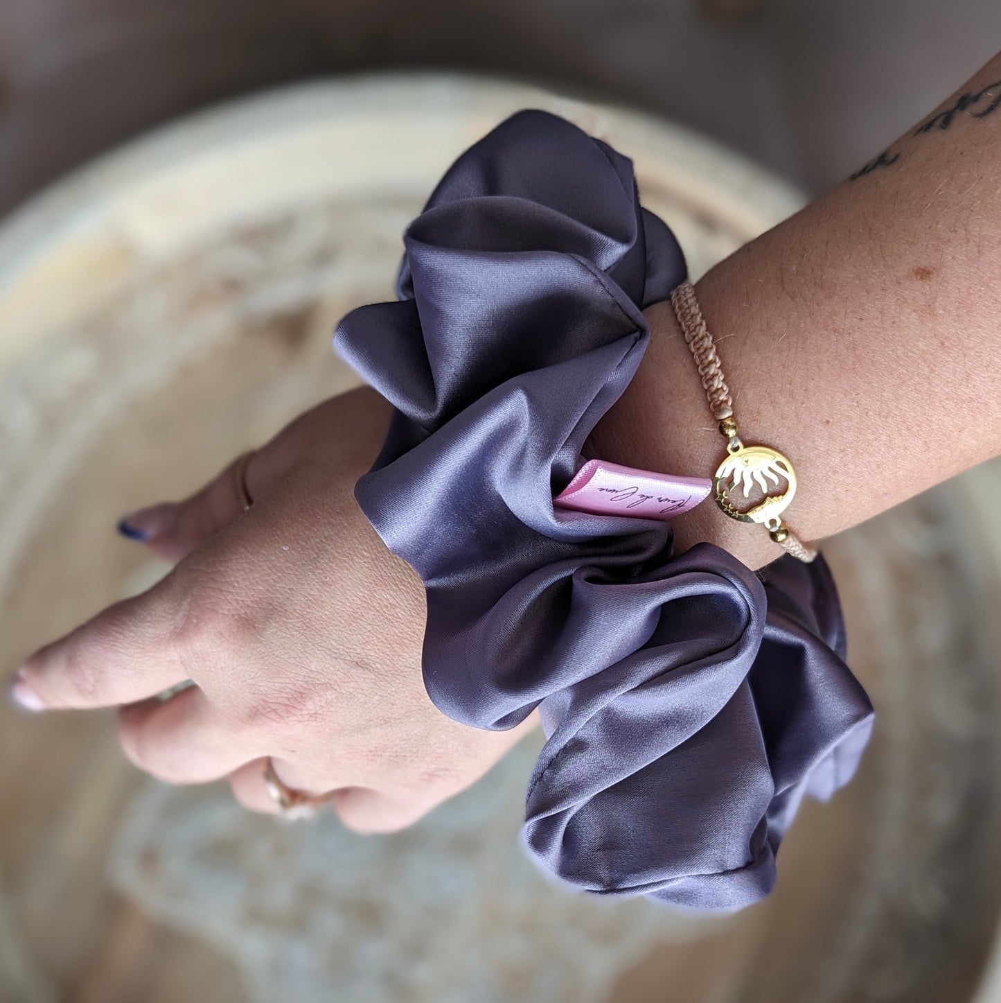 Chouchou XL : Satin Lavande