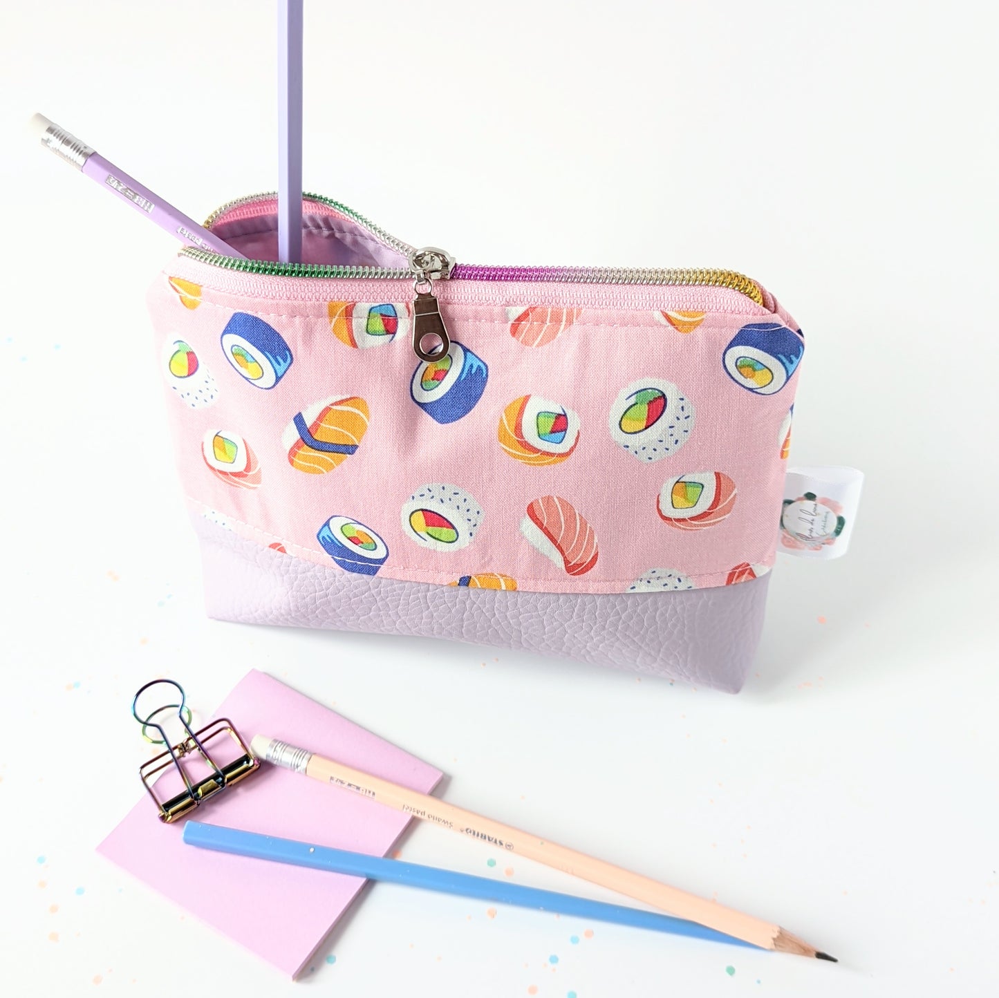 Coffre à crayons : Sushis