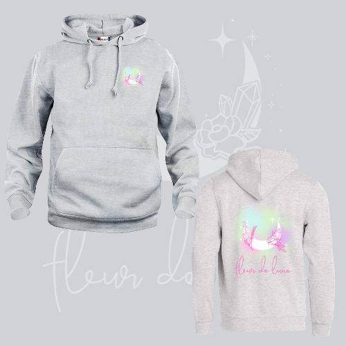 Vêtements FDL (pré-commande) : Hoodie Gris logo coloré