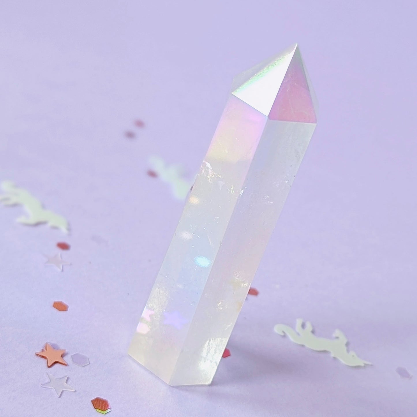 Cristaux : Aura clear quartz
