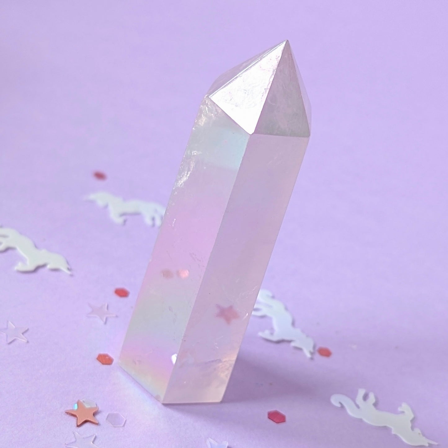 Cristaux : Aura rose quartz