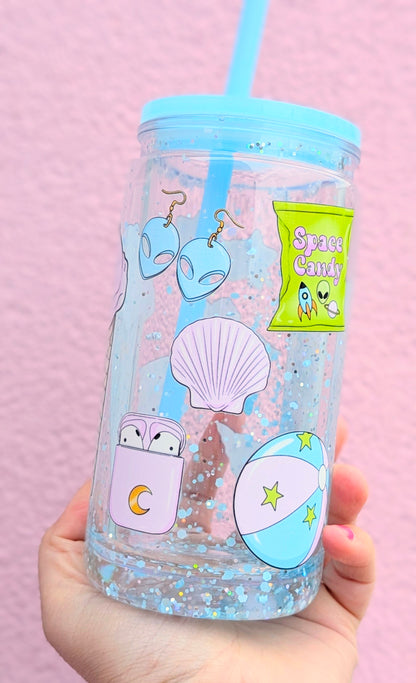 Verre snowglobe : Spaced out Summer